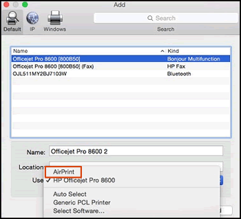 hp printer utility for mac